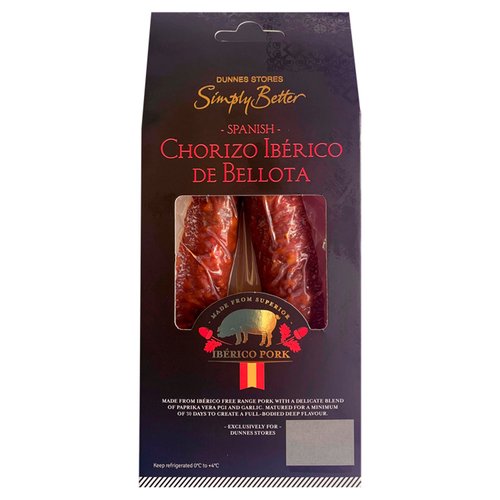 Dunnes Stores Simply Better Spanish Chorizo Ibérico De Bellota 200g