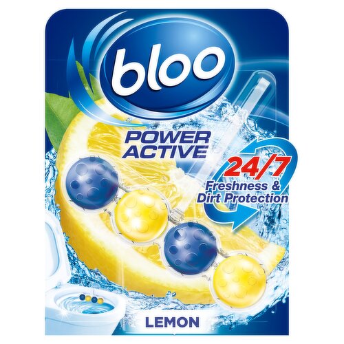 Bloo Power Active Lemon Toilet Rim Block 50g