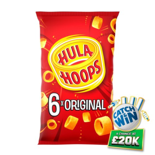 Hula Hoops Original Multipack Crisps 6 Pack