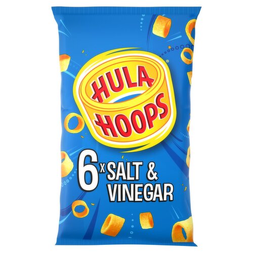 Hula Hoops Salt & Vinegar Multipack Crisps 6 Pack SRP