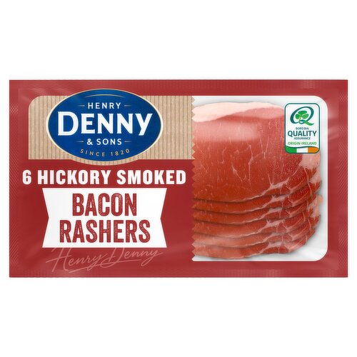 Henry Denny & Sons 6 Hickory Smoked Bacon Rashers 180g