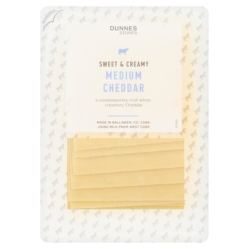 Dunnes Stores Sweet & Creamy Medium Cheddar 180g