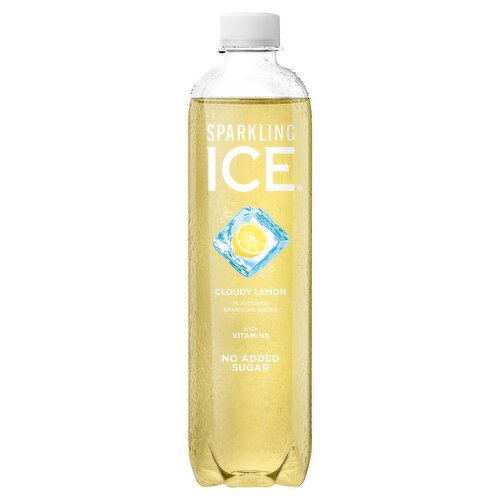 Sparkling Ice Cloudy Lemon Flavoured Sparkling Water 500ml