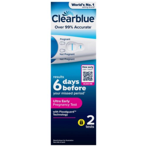 Clearblue Ultra Early Pregnancy Test, 2 Tests