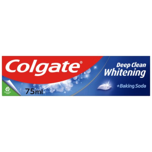 Colgate Deep Clean Whitening Toothpaste with baking soda 75ml