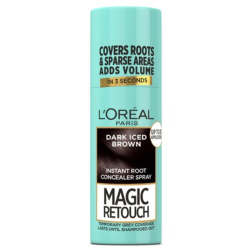 L'Oréal Paris Magic Retouch Dark Iced Brown, Temporary Root Touch Up Spray
