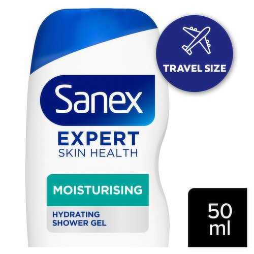 Sanex Expert Skin Health Moisturising Shower Gel Travel Size 50ml