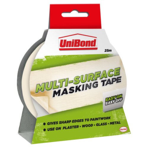 UniBond Easy On/Off Masking Tape 25mm x 25m