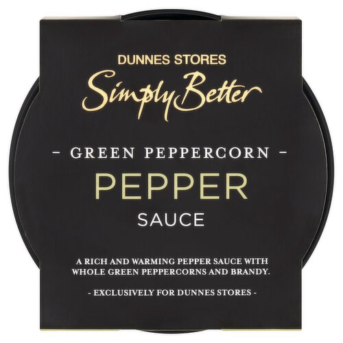 Dunnes Stores Simply Better Green Peppercorn Pepper Sauce 150g