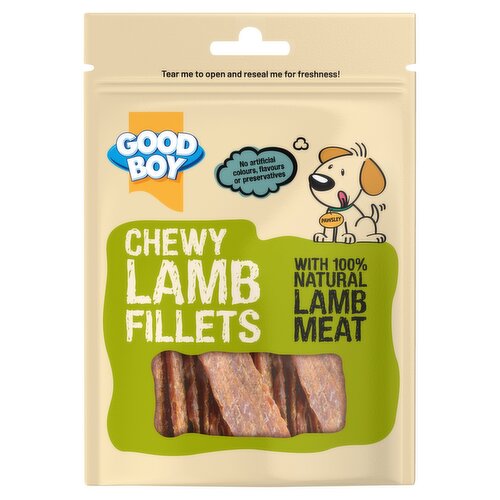 Good Boy Chewy Lamb Fillets 80g