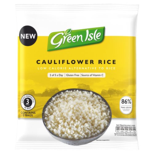 Green Isle Cauliflower Rice 2 x 160g (320g)