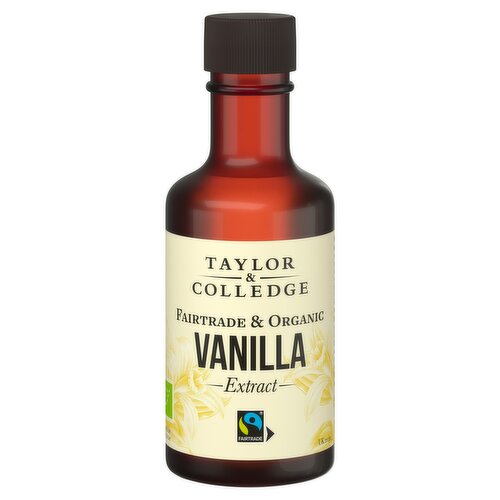 Taylor & Colledge Fairtrade & Organic Vanilla Extract 100ml