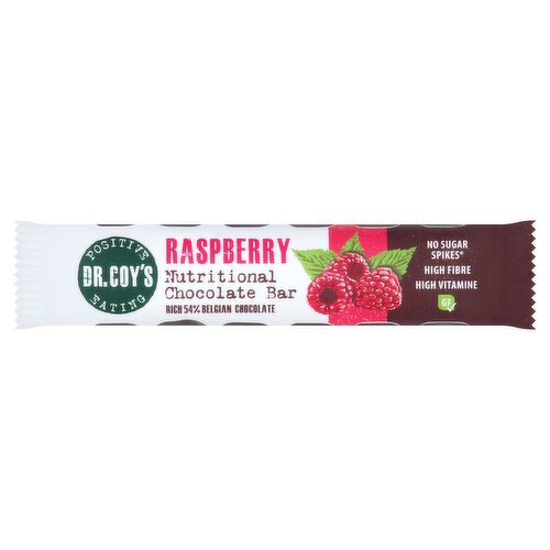 Dr. Coy's Raspberry Nutritional Chocolate Bar 35 g