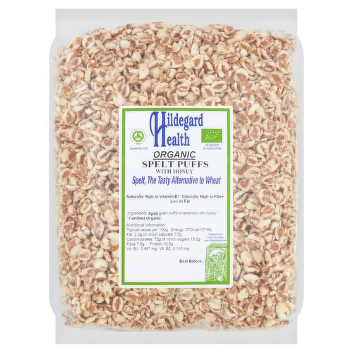 Hildegard Health Organic Spelt Puffs with Honey 375g