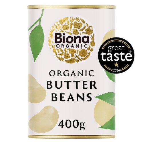 Biona Organic Butter Beans in Water 400g