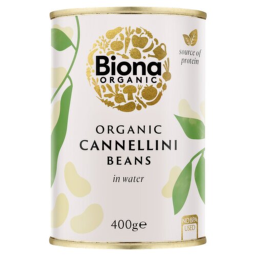 Biona Organic Cannellini Beans in Water 240g