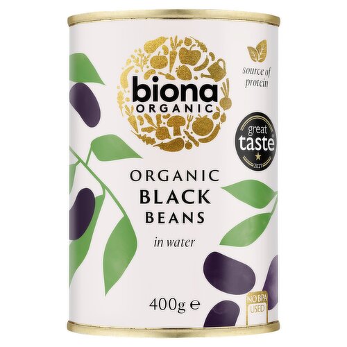 Biona Organic Black Beans in Water 240g