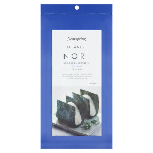 Clearspring Japanese Nori 10 Sheets 25g