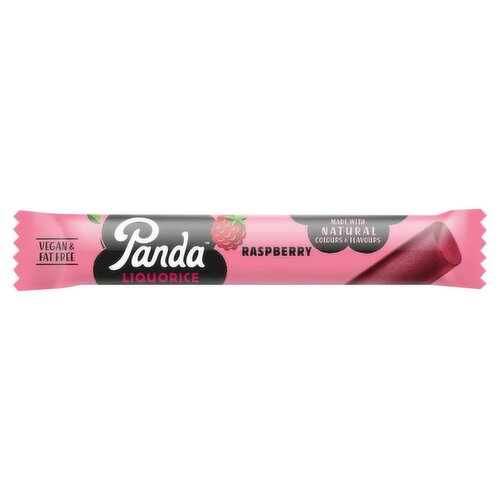 Panda Liquorice Raspberry 32g