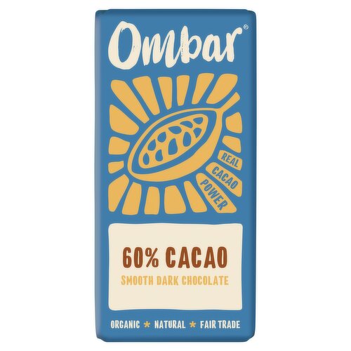 Ombar 60% Cacao Smooth Dark Chocolate 35g