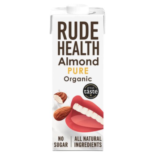 Rude Health Pure Organic Almond Drink 1L