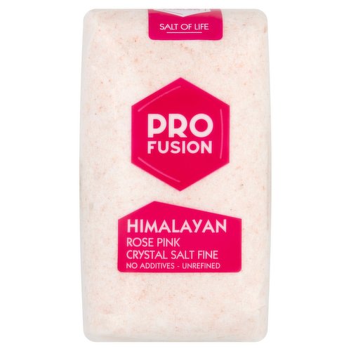 Profusion Himalayan Rose Pink Crystal Salt Fine 500g