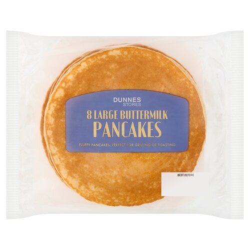 Dunnes Stores 8 Large Buttermilk Pancakes