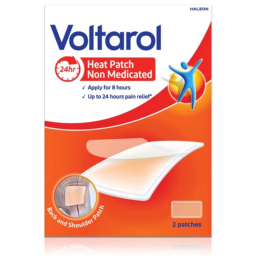 Voltarol Heat Patch Pain Relief, Non-Medicated Patches, Pack of 2