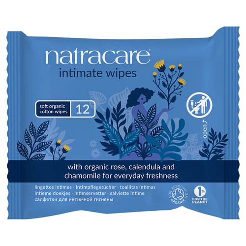 Natracare Organic 12 Intimate Wipes