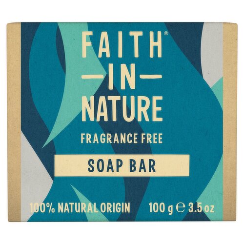 Faith in Nature Fragrance Free Soap Bar 100g
