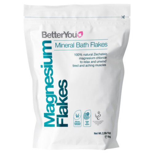 BetterYou Mineral Bath Magnesium Flakes 1kg