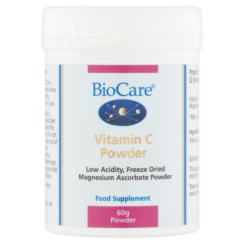 BioCare Vitamin C Powder Food Supplement 60g