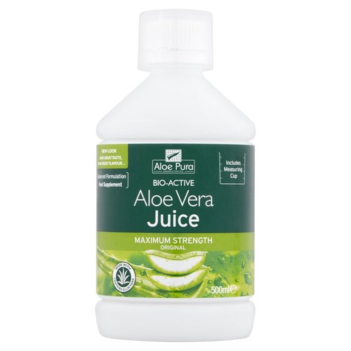 Aloe Pura Laboratories Bio-Active Aloe Vera Juice Original 500ml