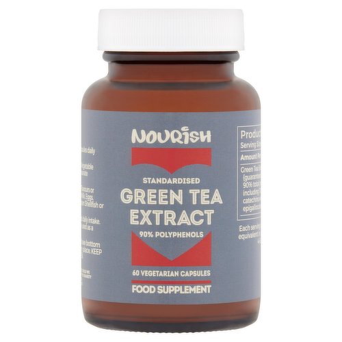 Nourish Green Tea Extract 60 Vegetarian Capsules