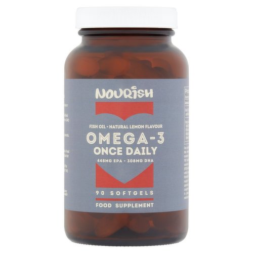 Nourish Omega-3 Once Daily 90 Softgels