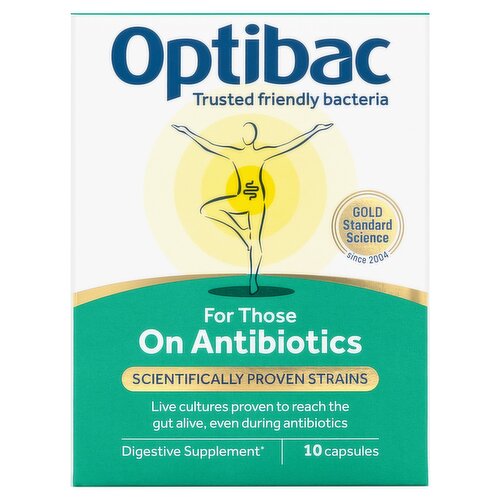 Optibac Probiotics For Those On Antibiotics 10 Capsules