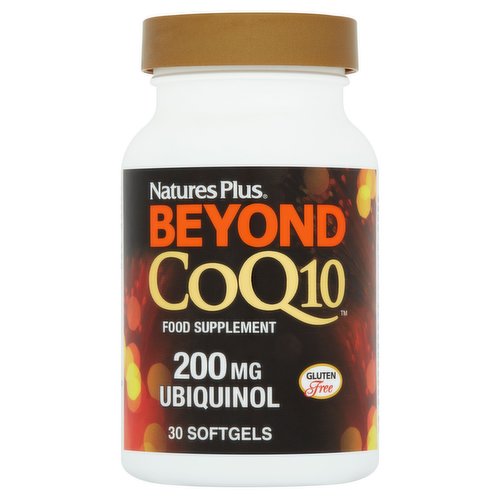 NaturesPlus Beyond CoQ10 200 mg Ubiquinol Food Supplement 30 Softgels