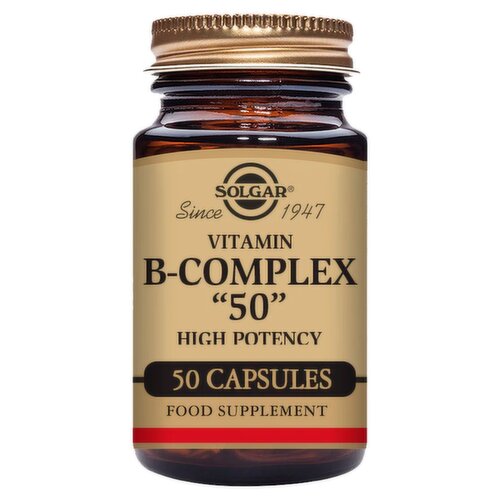 Solgar Vitamin B-Complex 50 Vegetable Capsules