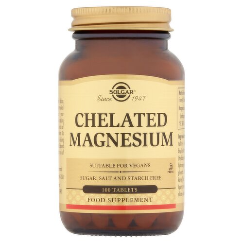 Solgar Chelated Magnesium 100 Tablets