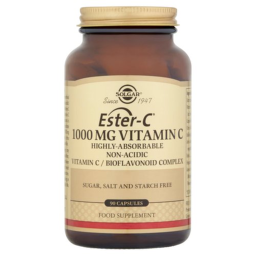 Solgar Ester-C 1000 mg Vitamin C 90 Capsules