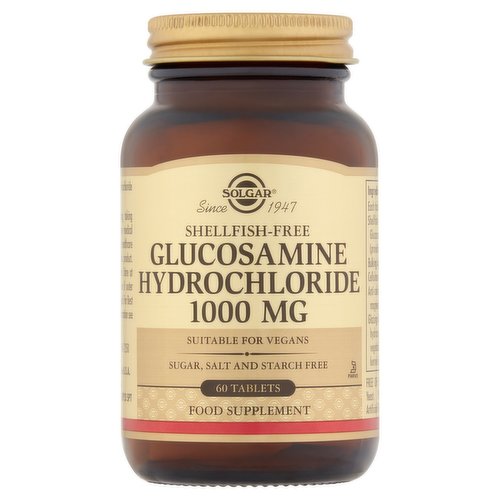 Solgar Glucosamine Hydrochloride 1000 mg 60 Tablets