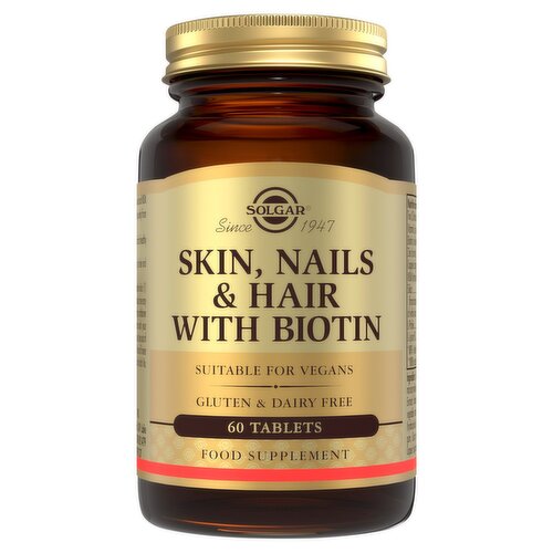 Solgar Skin, Nails and Hair with Biotin 60 Tablets