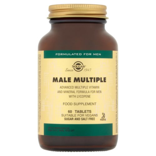 Solgar Male Multiple Food Supplement 60 Tablets