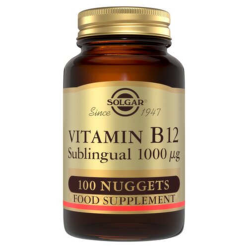 Solgar Vitamin B12 1000µg 100 Nuggets