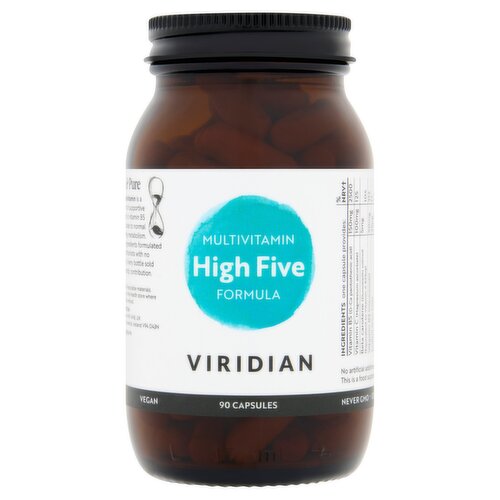 Viridian Multivitamin High Five Formula 90 Capsules