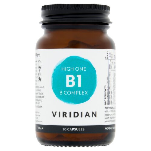 Viridian High One B1 B Complex 30 Capsules