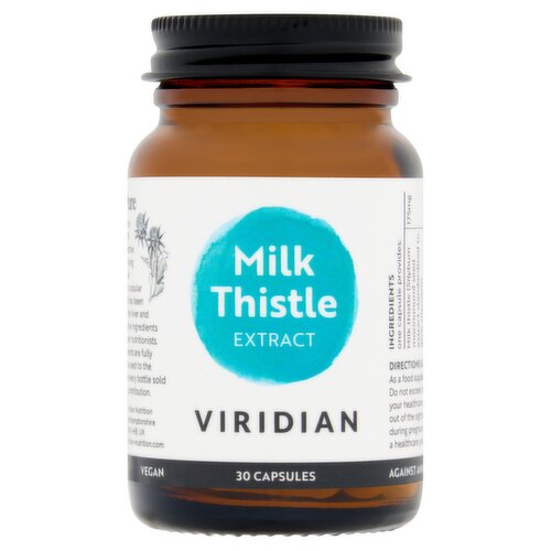 Viridian Milk Thistle Extract 30 Capsules
