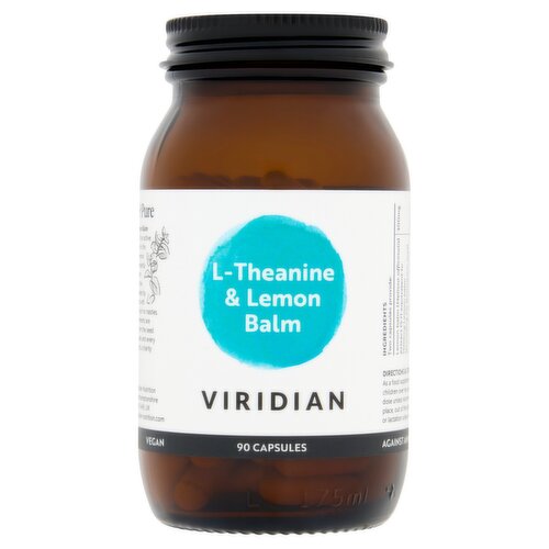 Viridian L-Theanine & Lemon Balm 90 Capsules