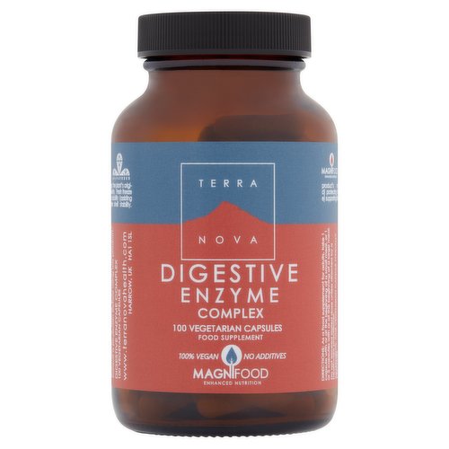 Terra Nova Digestive Enzyme Complex 100 Vegetarian Capsules