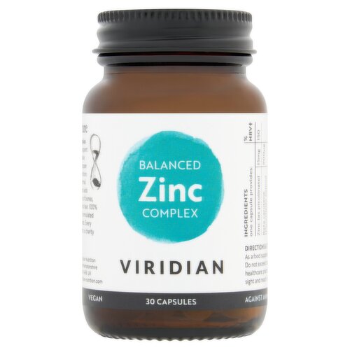 Viridian Balanced Zinc Complex 30 Capsules